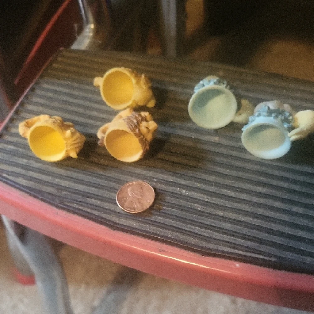 Blue and Gray Small Pet Bowl Set